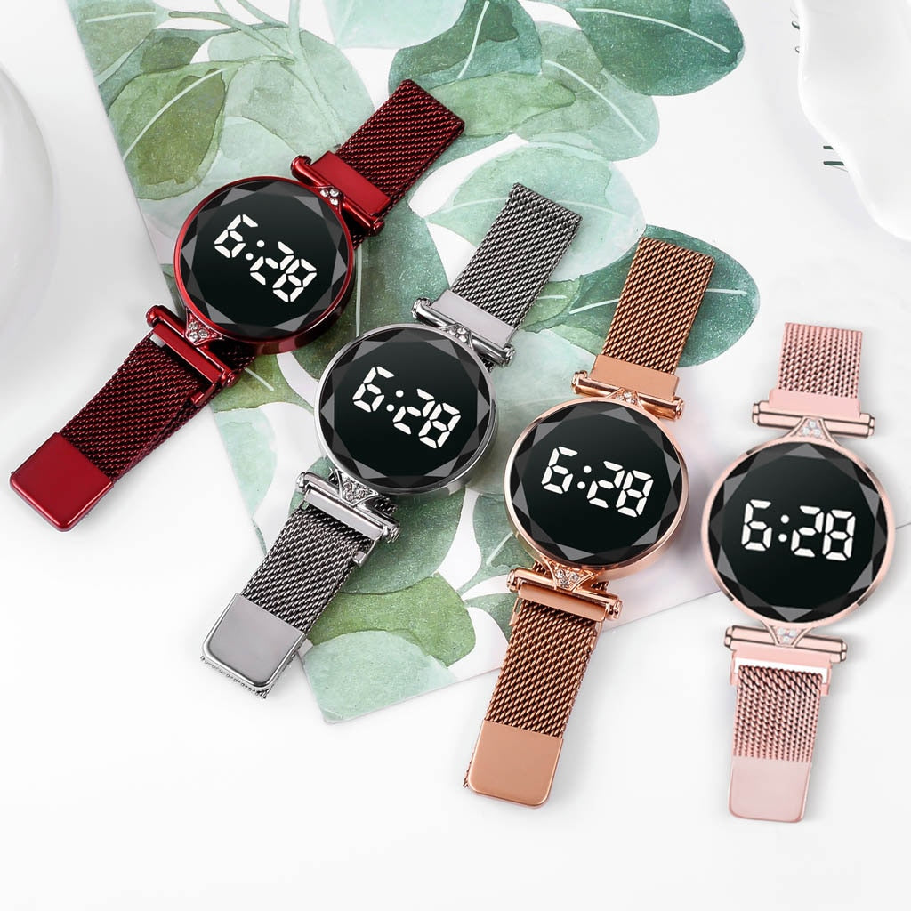 Luxury Digital Magnet Watches For Women